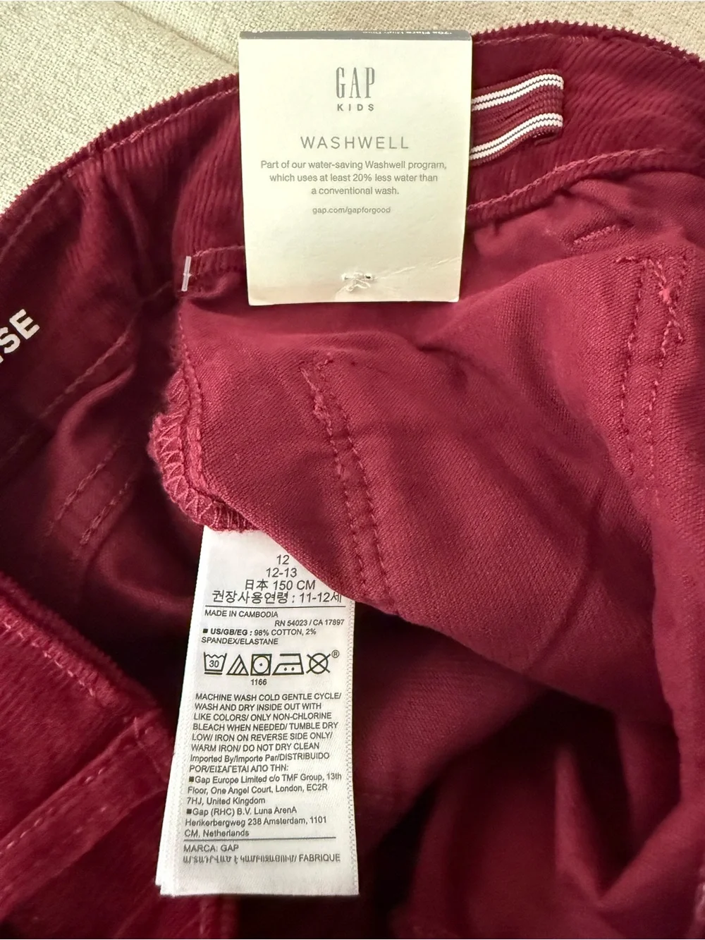 Gap Kids High Rise 70’s Flare size 12